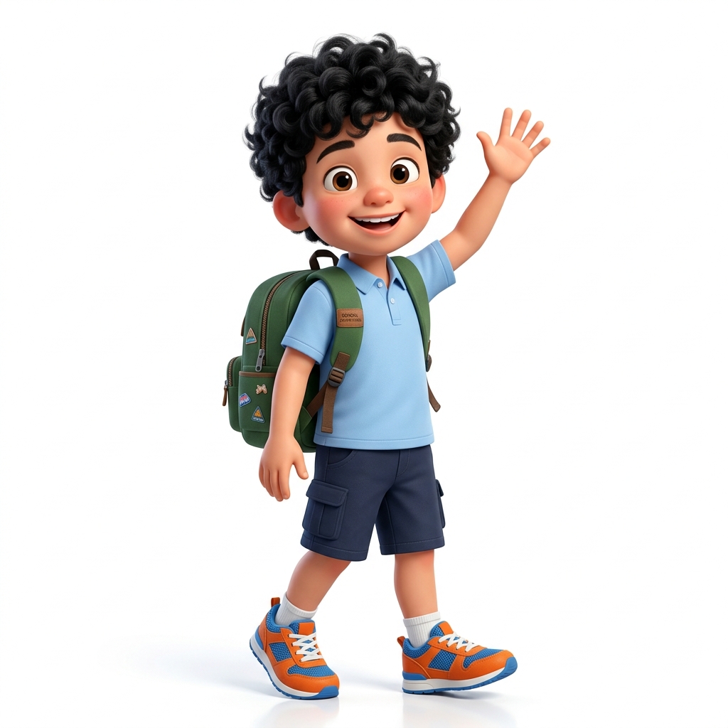 Waving Boy